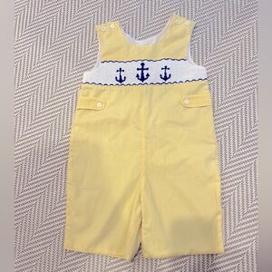 Mom and me size 3T anchor smocked jon jon.